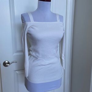 Express ivory top size medium